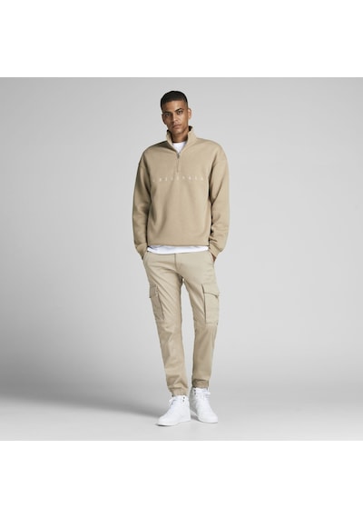 Jack & Jones Paul Flake 542 Kargo Pantolon 12193754 Crockery Açık Krem