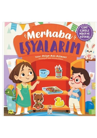 Merhaba Serisi Cırt Cırtlı Hikaye Kitapları 3'lü Set Merhaba Çiftlik - Eşyalarım - Uzay