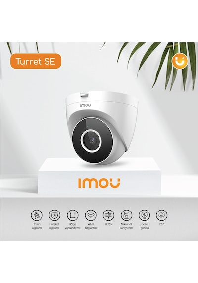 Imou Turret SE IPC-T22EP 2 MP 3.6 Mm Wi-Fi Dome Kamera