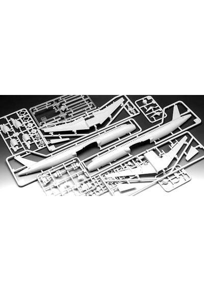 Airbus A321-200 Condor Model Kit Açık Ahşap