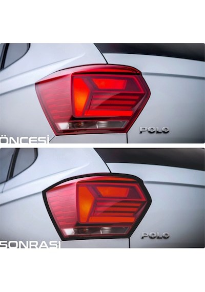 Vw Polo Mk6 Stop Çerçeve Sticker-Kolay Uygulama-Uzun Ömürlü