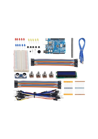 Arduino 124 Parça Uno R3 Robotik Kodlama Süper Başlangıç Seti T1
