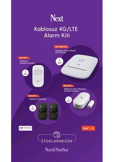 Next Kablosuz 4g/lte Alarm Kiti
