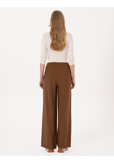 Pierre Cardin Kadın Kahverengi Pantolon Kanvas-chino 50318198-vr029