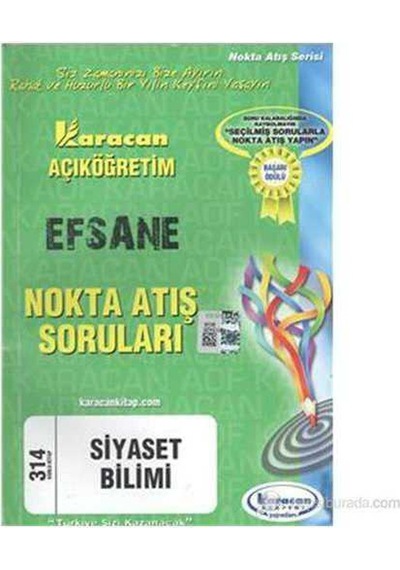 Karacan Aöf 2014 2.sınıf Siyaset Bilimi Nokta Atış Soruları Karacan Açıköğretim Yayınları