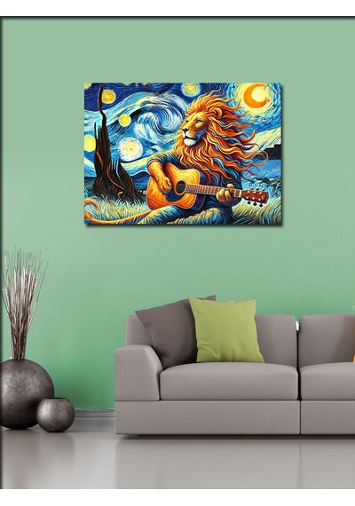Kanvas Tablo Van Gogh Gitarist