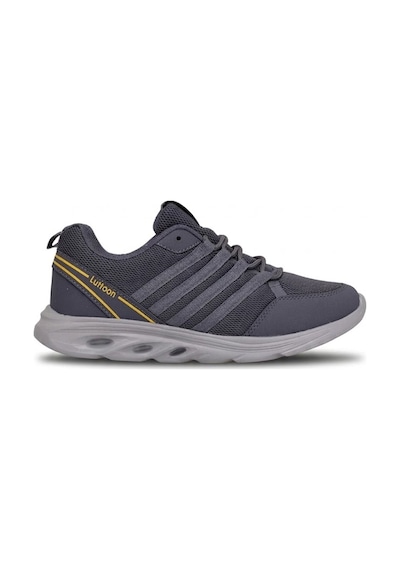 Elit Asprt4138 Erkek Klasik Sneaker Koyu Gri