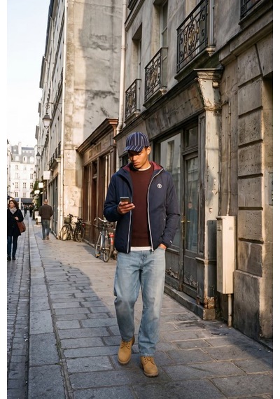 Jack & Jones Jorfrederiksberg Erkek Mont 12300494 Mavi