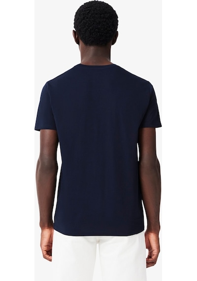 Lacoste Erkek Regular Fit Bisiklet Yaka T-shirt Lacivert