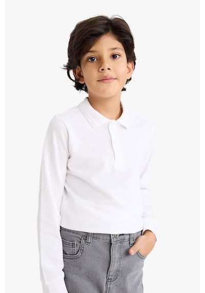 Defacto Pike Polo Tişört Erkek Çocuk L0288a626spwt34 Beyaz-wt34
