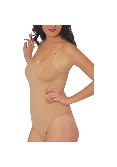 3 Adet İmer Bayan Modal İp Askılı Çıtçıtlı Kancalı Body 9251 Ten
