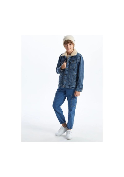 LC Waikiki Erkek Cocuk Jean Ceket - W46450z4 Dark Rodeo