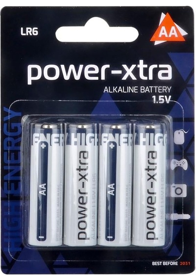 Power-xtra Lr06/aa Size Alkaline Pil - 4lü Blister
