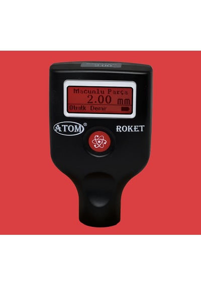 Atom Roket Boya Ölçüm Cihazı Boya Ölçer Boya Tets Cihazı Ölçüm Ci