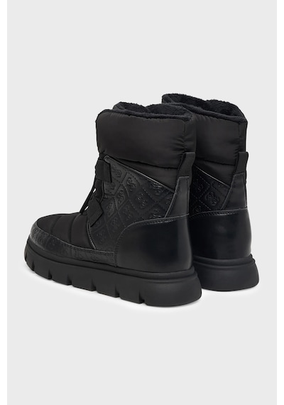 Guess Mabry Logolu Kalın Tabanlı Bot Kadın Bot Flfmab Fab10 Black Siyah