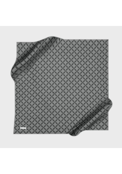 Pierre Cardin İpek Eşarp - 8995438-971 Koyu Gri Twill Koyu Gri