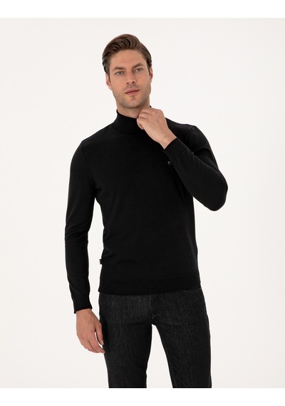 Pierre Cardin Erkek Siyah Kazak /triko 50314202-vr046 Siyah