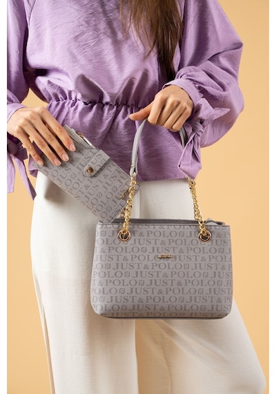 Just Polo Kadın El Ve Omuz Çantası 2181mh Gri 48629383