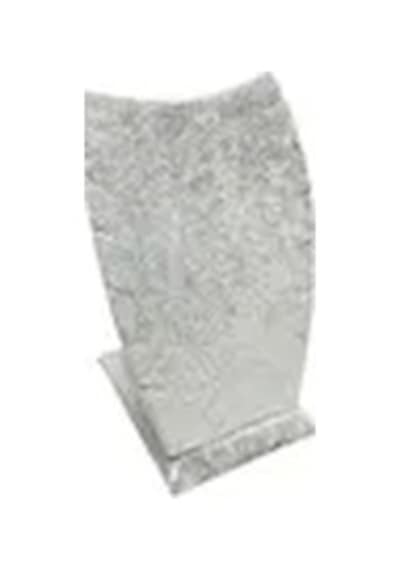 Yerli Üretim Dubai Model Süet Kumaş Gri Renk 12/8 Cm Kolye - Zincir Ayaklı Stand Çok Renkli