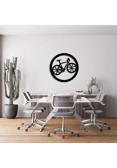 Bisiklet Metal Tablo 1072 Siyah