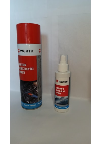 Motor Temizleme Spreyi500ml Yağmur Kaydırıcı Sprey150 Ml -würth