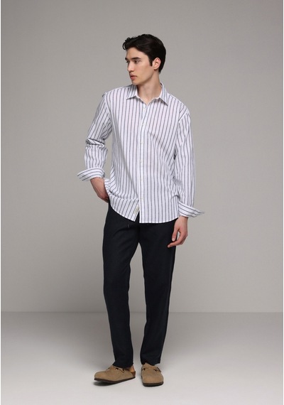 Colin's Colins Regular Fit Shirt Neck Çizgili Erkek Lacivert Uzun Kol Gömlek Cl1080092 Q1.v2 Nav Colin's Colins Regular Fit Shirt Neck Çizgili Erkek Lacivert Uzun Kol Gömlek Cl1080092 Q1.v2 Nav