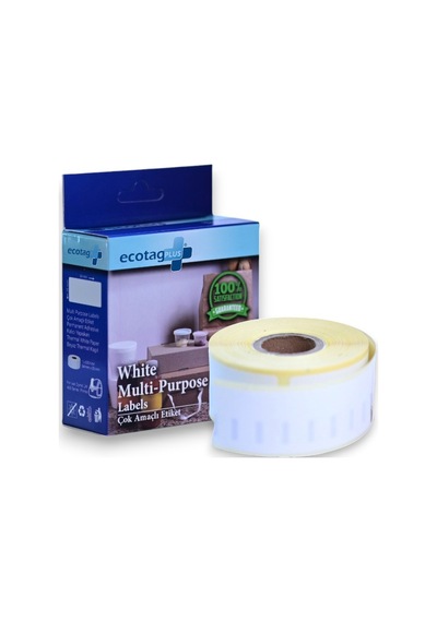 Ecotagplus Dymo Lw Etiket 89 MM X 28 MM - Beyaz-260 Adet