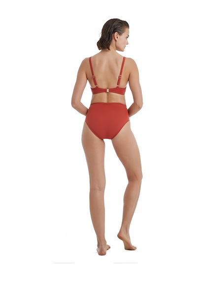 Blackspade Kadın Yüksek Bel Bikini Altı 10512 - Kiremit