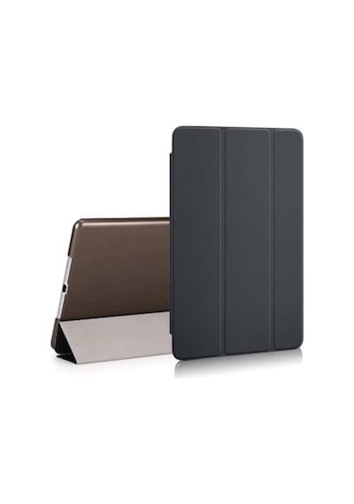 Apple Uyumlu iPad  5. 6. Nesil 2017 2018 9.7" Inc Kılıf Smart Cover Katlanabilir Standlı Akıllı Kapak Siyah