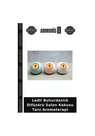 Ledli Buhurdanlık Difüzörü Salon Kokusu Tarz Aromaterapi Çok Renkli