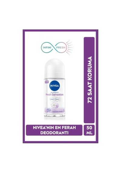 Kadın Roll-on Deodorant 50 Ml 72 Saat Süren Koruma İle Rahat