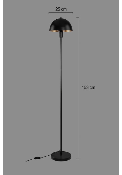 Roma Lambader - Modern Retro Siyah Metal Gövdeli Mantar Şapkalı Lambader- Salon, Yatak Odas, Çalışma Odası Ve Ofis Köşe Aydınlatması Siyah Diğer Roma Lambader - Modern Retro Siyah Metal Gövdeli Mantar Şapkalı Lambader- Salon, Yatak Odas, Çalışma Odası Ve Ofis Köşe Aydınlatması Siyah Diğer