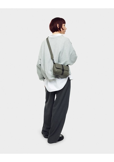 Gaston Luga Spläsh Crossbody Bag - Olive Yeşil