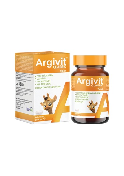 Classic Fosfotidilserin, L-arjinin, Multivitamin Ve Multimineral İçeren Tablet 30 Tablet