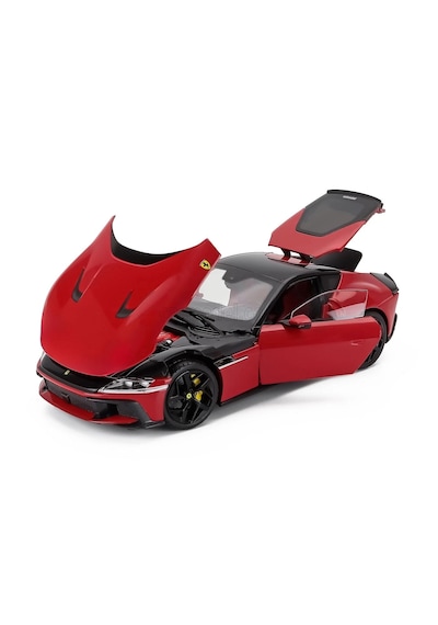 1:18 Ölçek Polistil 2024 Ferrari 12 Cılındrı + Showcase Diecast Metal Minyatür Model Araba 25cm