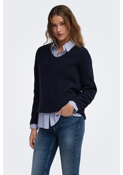 Only Onlcamilla Regular Fit V Yaka Kazak Kadın Kazak 15204588 Koyu Lacıvert Koyu Lacivert Only Onlcamilla Regular Fit V Yaka Kazak Kadın Kazak 15204588 Koyu Lacıvert Koyu Lacivert