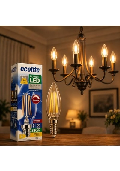 Ampul E14 Flame Mum Tipi 4w 470lm 2700k Sarı Işık Diğer