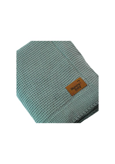 Mummy's Baby Tencel Örgü Bebek Battaniyesi 80x100 Yeşil
