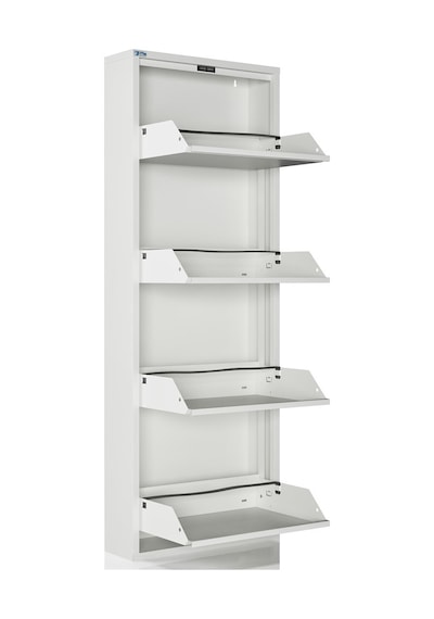 Ceha 4'lü Metal Ayakkabılık - Kar Beyaz K.AYK-4 /AB9003 Beyaz