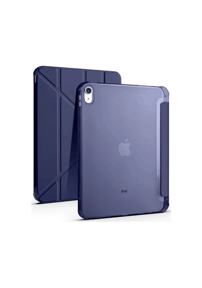 Apple İpad 2025 10.9 10.nesil A16 Kılıf Kalemlikli Mars Tablet Kılıfı - Lacivert