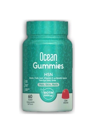 Ocean Gummıes Hsn 60 Adet Çiğneme Jel Form