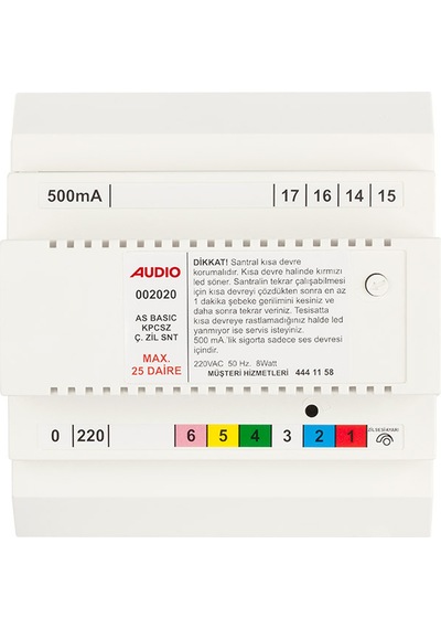 Audio Santral Kapıcısız As 202 Basıc