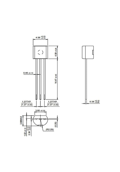 Bc337 Transistör Bjt Npn To-92 800ma, 45v