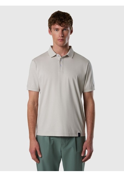 North Sails Kısa Kollu Pamuklu Erkek Polo Yaka T-shirt-33480 Gri