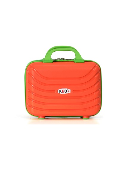 Keo-plus Turuncu- Yeşil Pp Silikon Makyaj Çantası