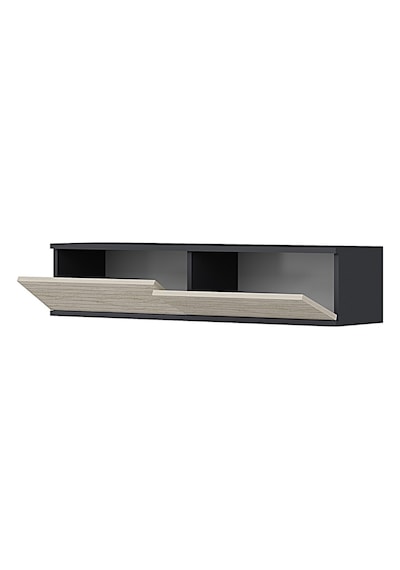 Tda1214at - Zeynep120 Duvara Montaj Tv Stand, Tv Rafı, Tv Sehpası Antrasit - Traverten 120cm