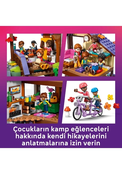 LEGO® Friends Şirin Sonbahar Orman Kulübesi 42705 - 9 Yaş ve Üzeri Çocuklar için Mini Bebek İçeren Oyuncak Yapım Seti (1229 Parça)