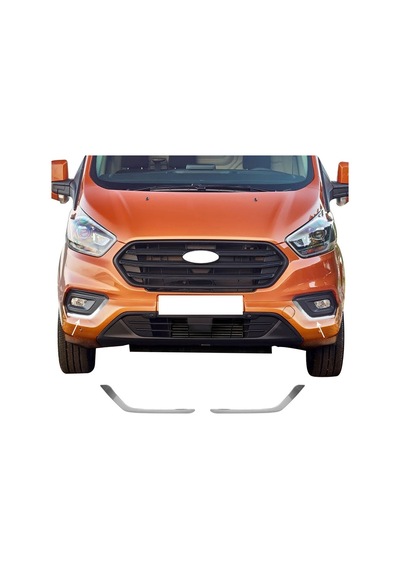 Ford Tourneo Custom 2018 Üzeri Krom Sis Çerçevesi P.Çelik 2 Prç.