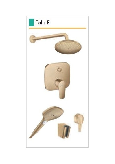 Hansgrohe Talis E Ankastre Duş Seti Mat Bronz