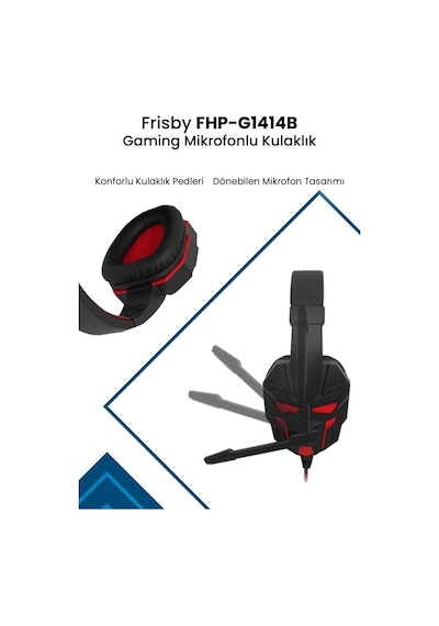Ayrex Frisby Fhp-g1414b 3.5mm+usb Kablolu Oyuncu Kulaklığı